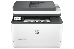HP LaserJet Pro MFP 3104fdn printer, white/gray