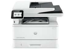 HP LaserJet Pro MFP 4104fdw printer, white/gray