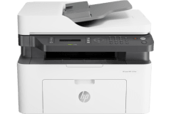HP LaserJet Pro MFP M137fnw printer, gray