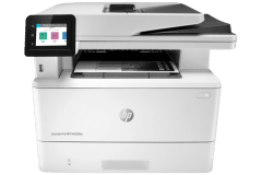 HP LaserJet Pro MFP M428fdw printer, white/gray
