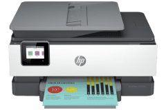HP OfficeJet Pro 8034e printer, gray/white
