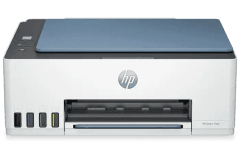 HP Smart Tank 585 printer, white/blue