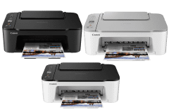 Canon TS3420 printer, black / white / white & gray.